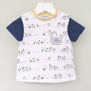 💥3/$15!! Mayoral | Puppy Print Pocket Tee | 12M or 80cm